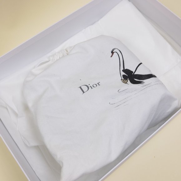 CHRISTIAN DIOR Lambskin Cannage Mini Lady Dior Blue - Picture 2 of 6